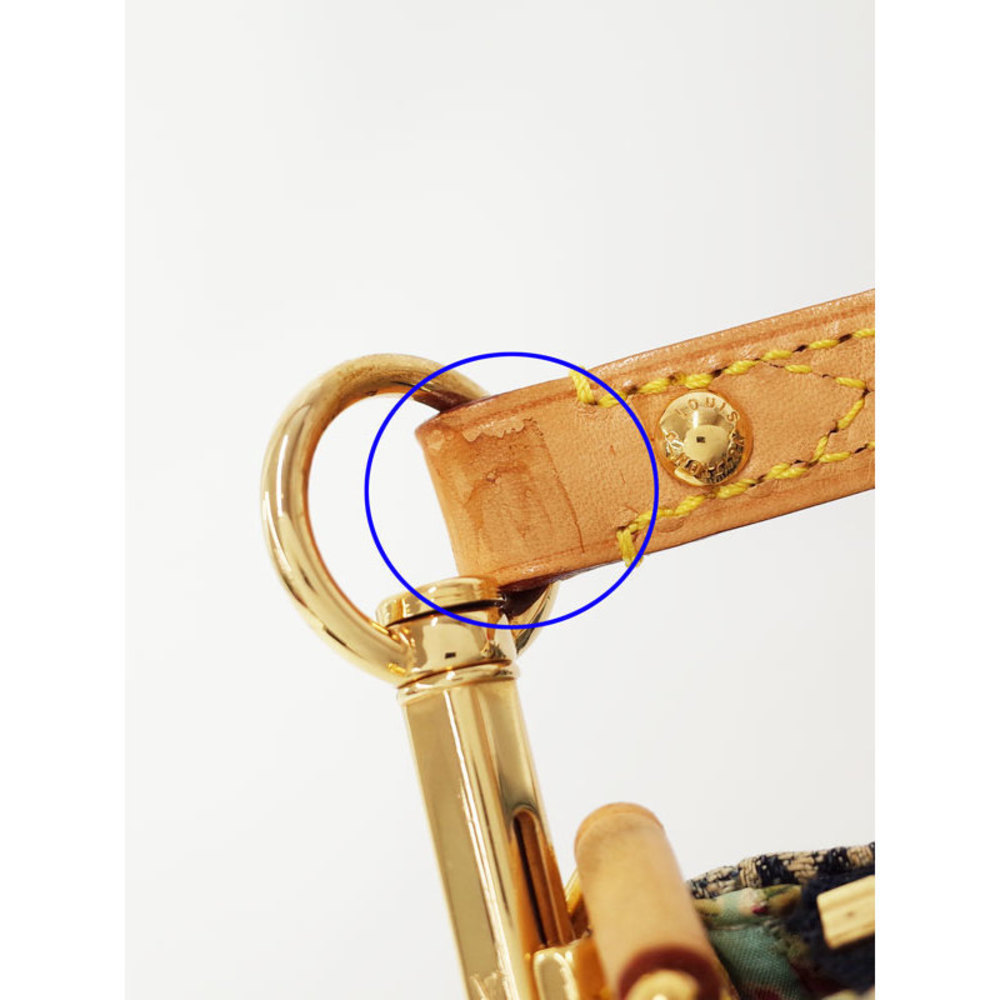 Louis Vuitton Denim Monogram Patchwork Bag Pouch … - image 4